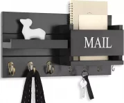 Maximize Your Entryway with the Lwenki Mail Organizer and Key Holder