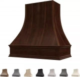 Riley & Higgs Curved Front Espresso Range Hood Cover Review